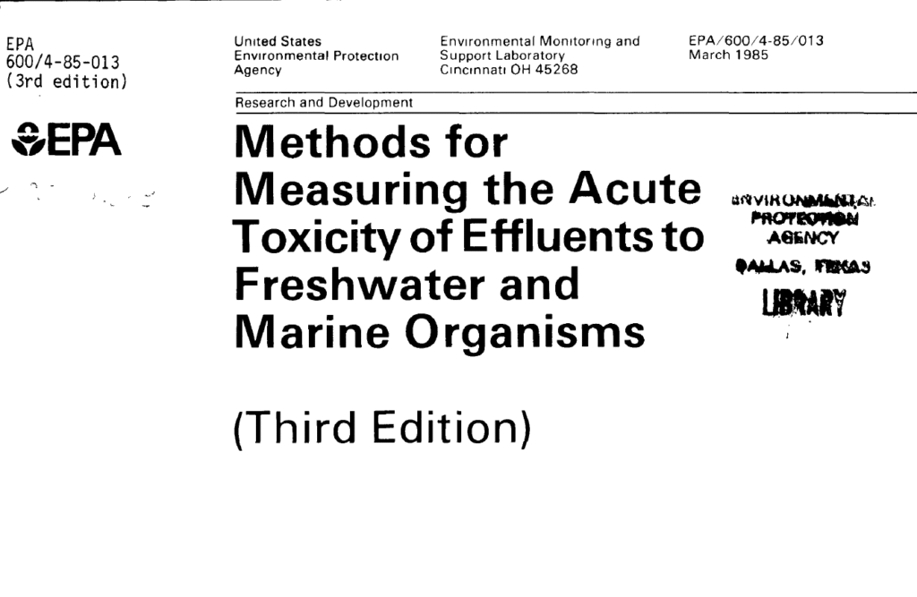 US EPA Report for Moving Average-Angle Method